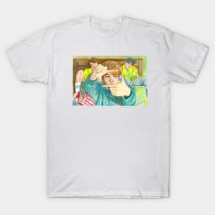 Taehyung V Spring Day BTS Watercolor Painting T-Shirt